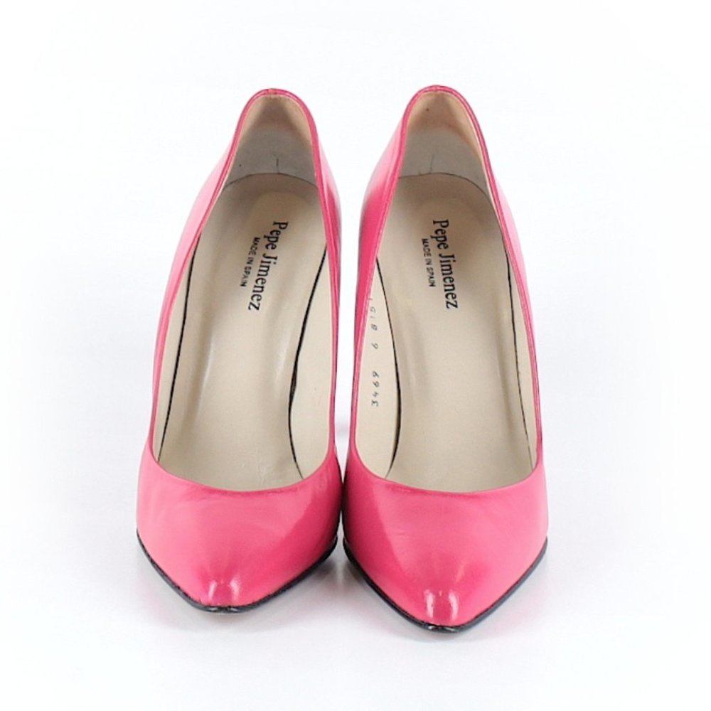 Pepe Jimenez 100% Leather Pumps Size 8
